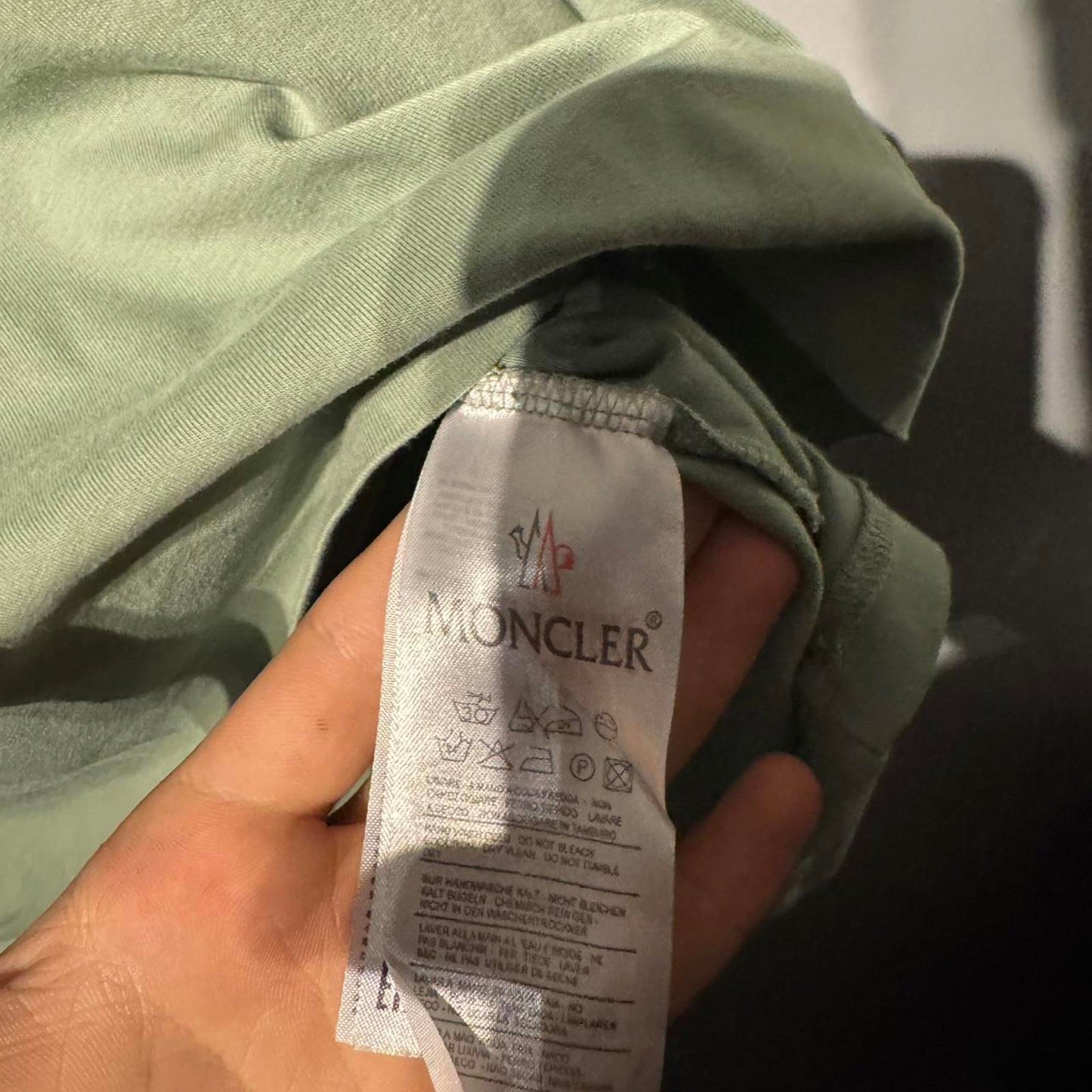 Moncler Sage Green Tee