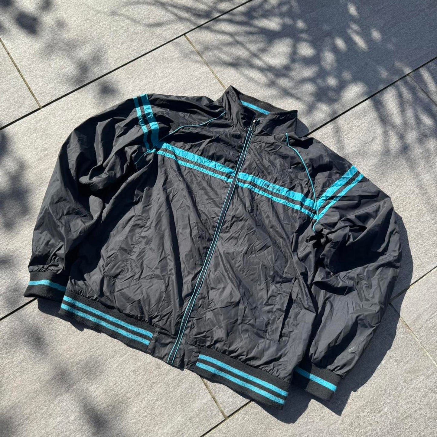 Lambretta Black & Blue Windbreaker Jacket (XL)