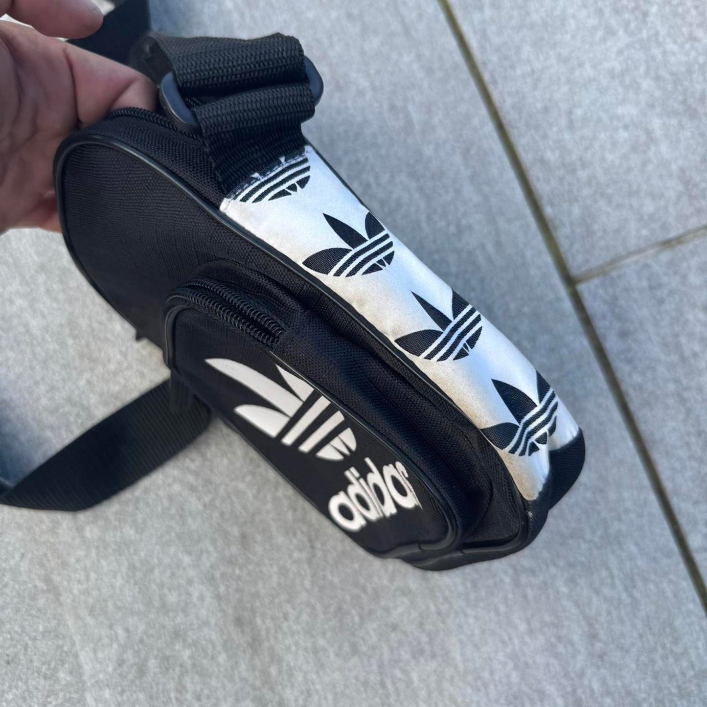 Adidas Originals Trefoil Shoulder / Crossbody Bag – Black & White