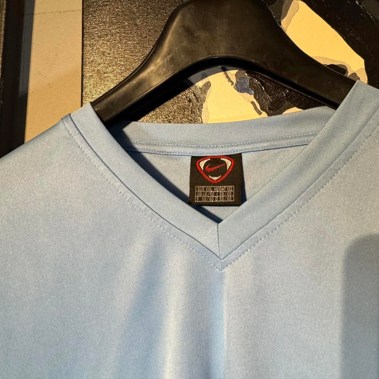 Nike Running V-Neck Tech Tee – Sky Blue