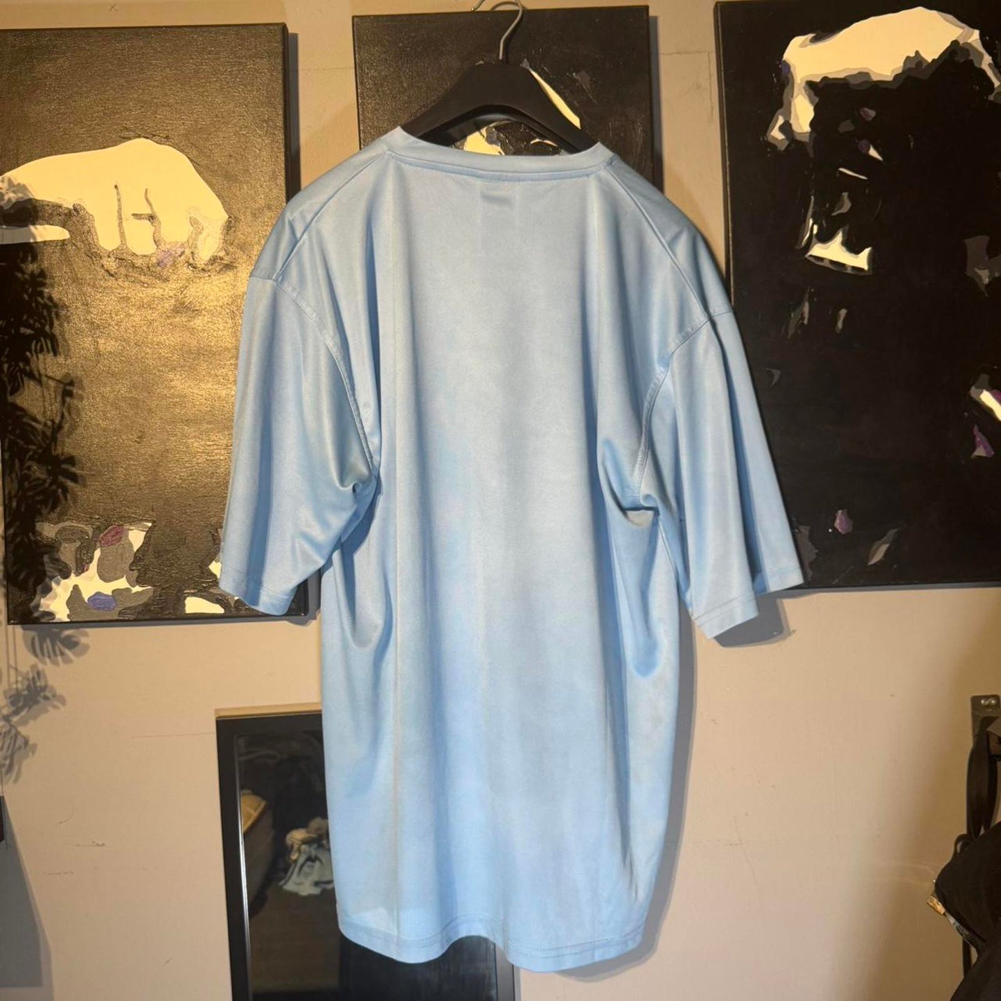 Nike Running V-Neck Tech Tee – Sky Blue