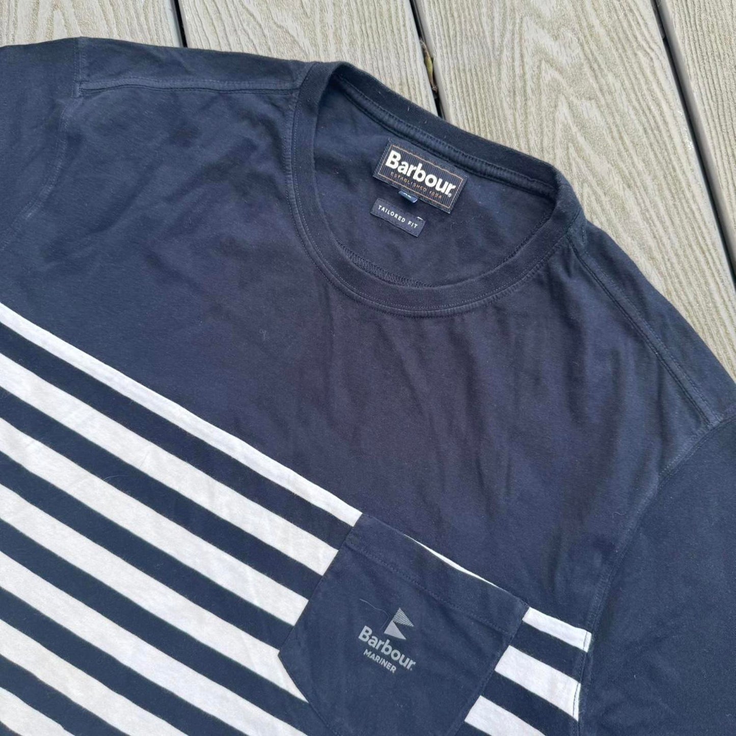 Barbour Mariner Stripe Tee (XL)