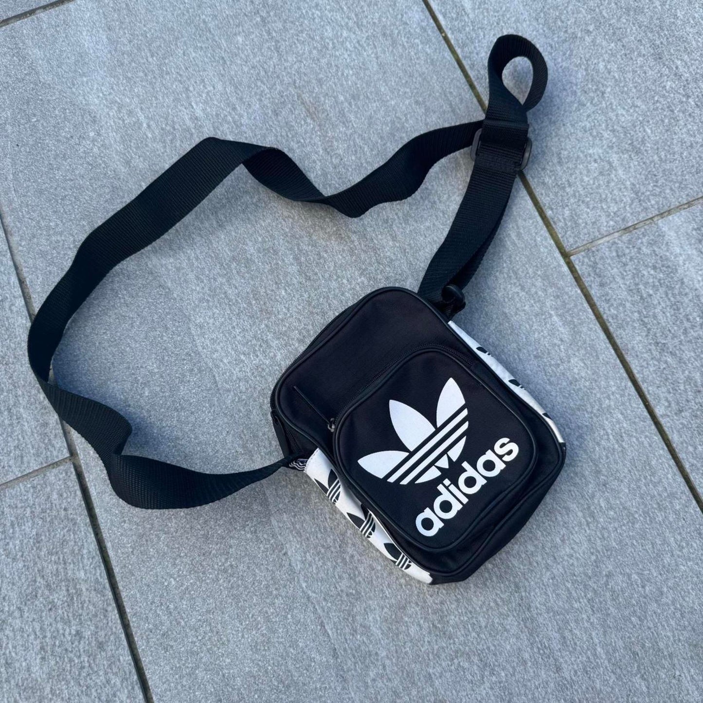 Adidas Originals Trefoil Shoulder / Crossbody Bag – Black & White
