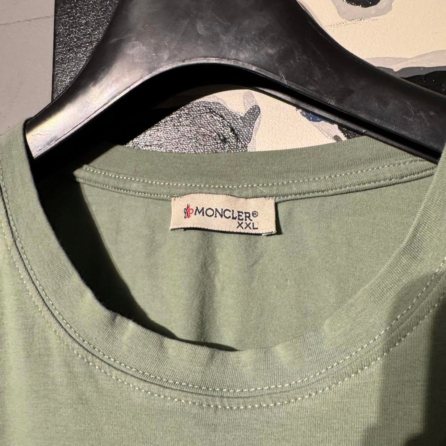 Moncler Sage Green Tee