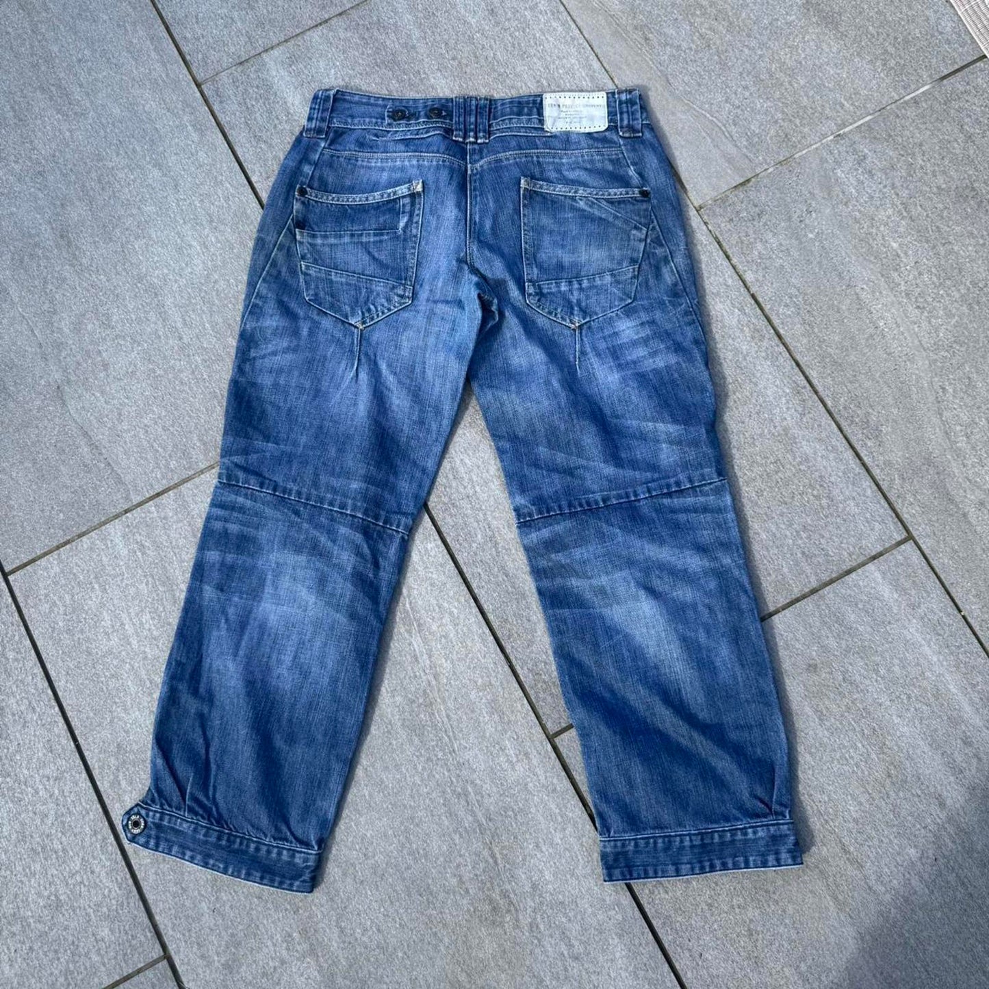 River Island Streamline Utility Jeans – Blue (W36)