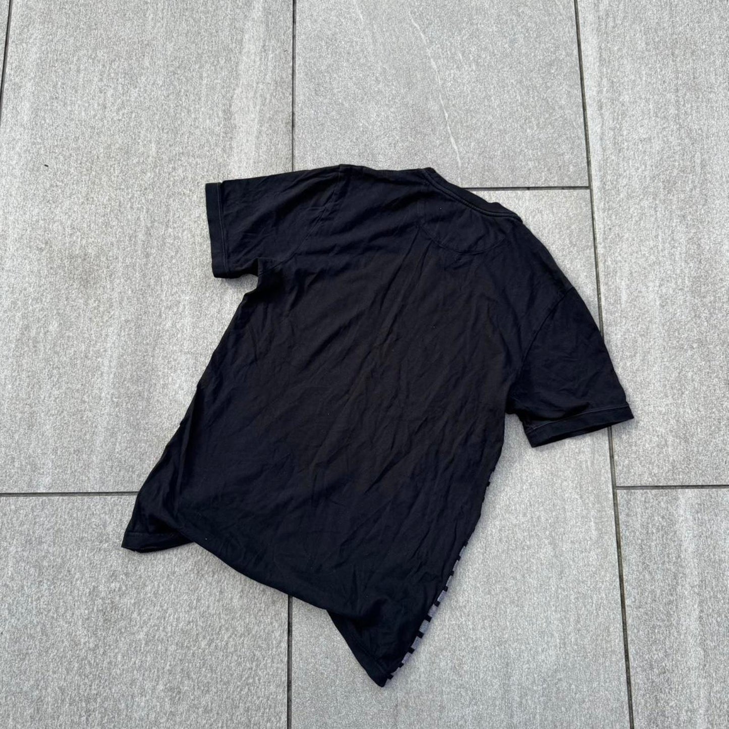 Fred Perry Striped Pocket T-Shirt – Black/Grey