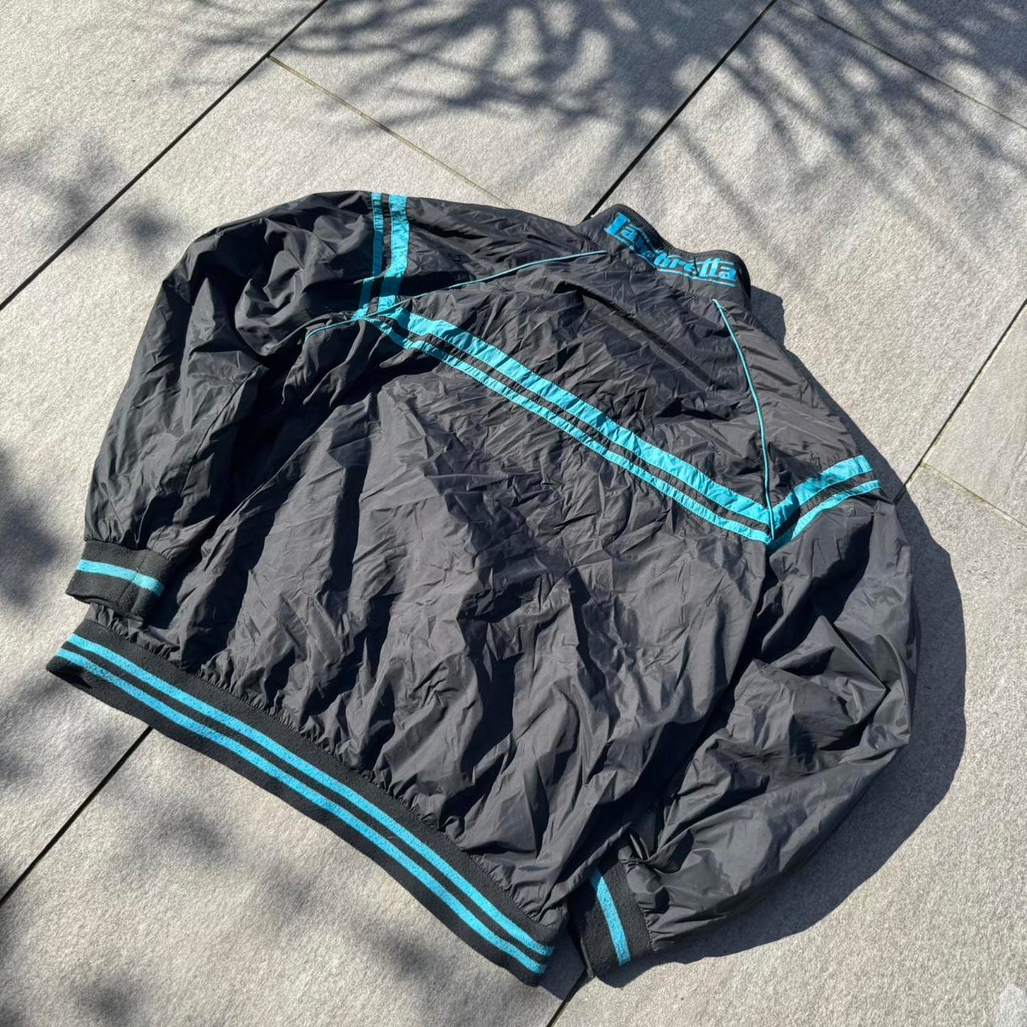 Lambretta Black & Blue Windbreaker Jacket (XL)