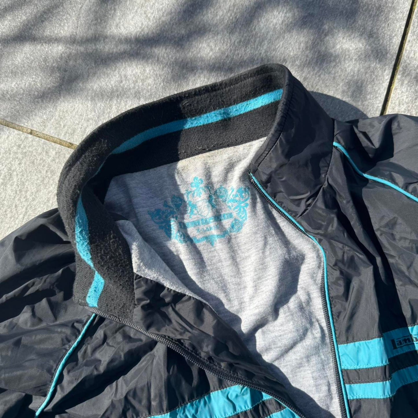 Lambretta Black & Blue Windbreaker Jacket (XL)