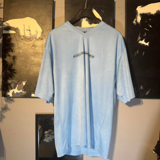 Nike Running V-Neck Tech Tee – Sky Blue