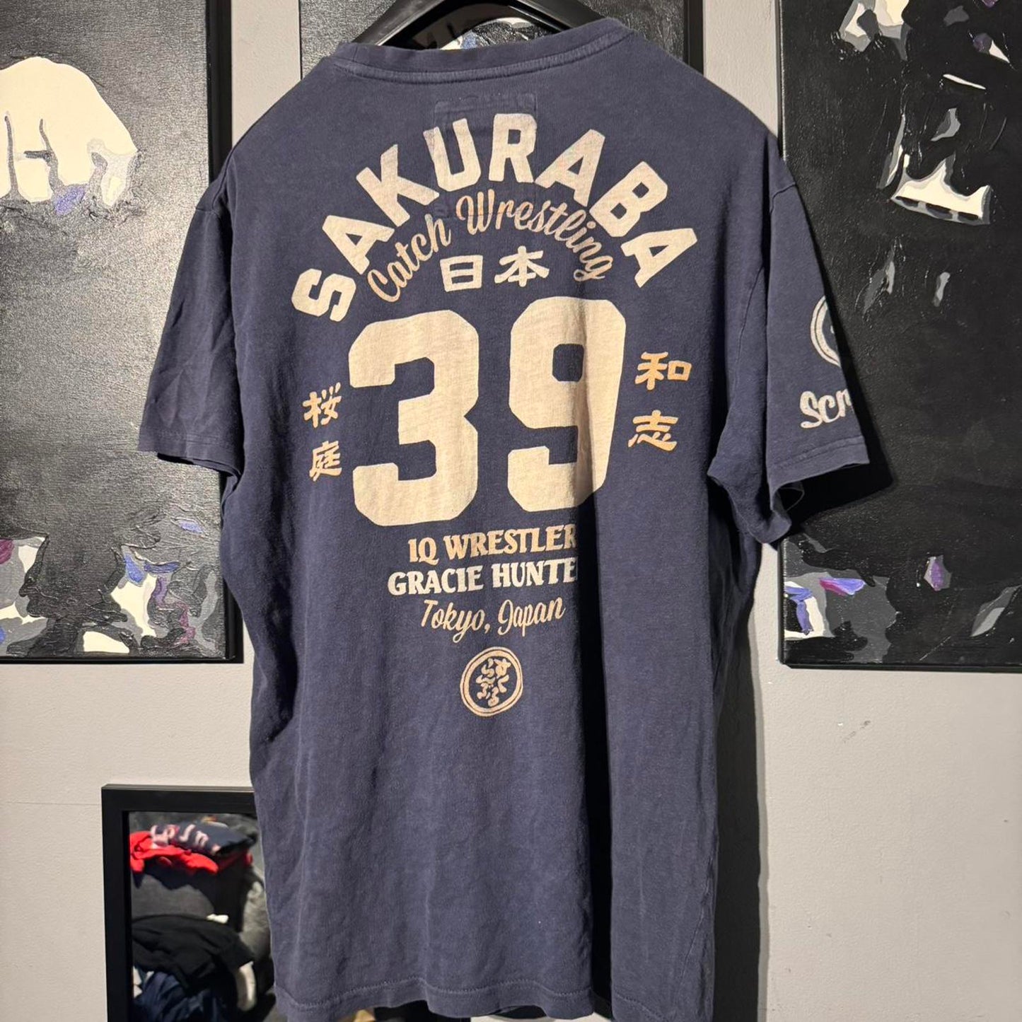 Kazushi Sakuraba x Scramble “Gracie Hunter” Tee (L)