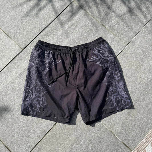 Ed Hardy Dragon Print Swim Shorts
